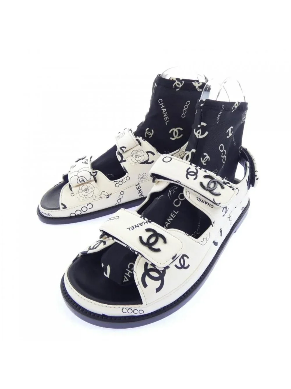 Chanel Sandals Black